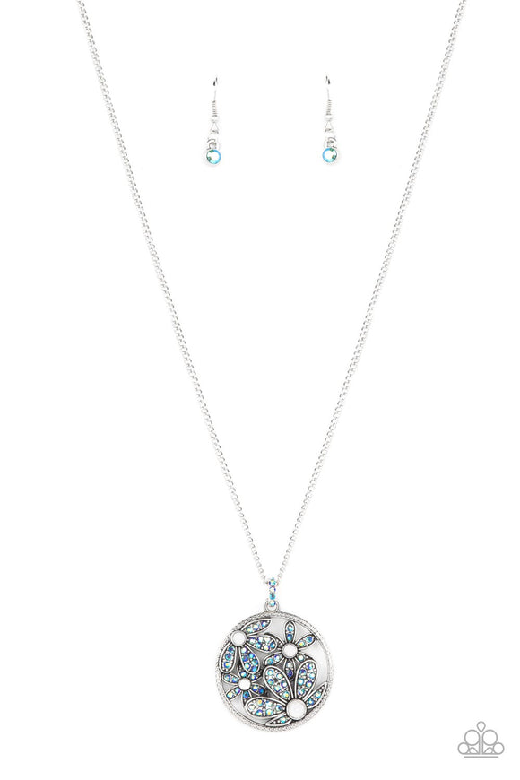 Glade Glamour - Blue - Paparazzi Accessories - Necklace - Jewelry with Erin Binford