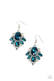 Glitzy Go-Getter - Blue- Paparazzi Accessories- Earring - Jewelry with Erin Binford