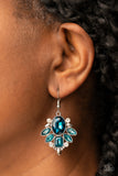 Glitzy Go-Getter - Blue- Paparazzi Accessories- Earring - Jewelry with Erin Binford