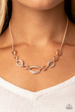 The Only Game in Town - Rose Gold - Paparazzi Accessories - Necklace - Jewelry with Erin Binford
