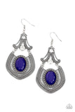 Panama Palace - Blue - Paparazzi Accessories - Earring - Jewelry with Erin Binford