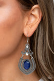 Panama Palace - Blue - Paparazzi Accessories - Earring - Jewelry with Erin Binford