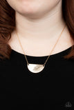 Cool, PALM, and Collected - Gold - Paparazzi Accessories - Necklace - Jewelry with Erin Binford