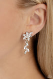 Goddess Grove - White - Paparazzi Accessories- Earring - Jewelry with Erin Binford