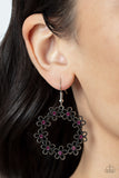 Floral Halos - Pink - Paparazzi Accessories - Earring - Jewelry with Erin Binford