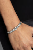 Lusty Luster - White - Paparazzi Accessories - Bracelet - Jewelry with Erin Binford