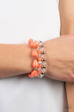 Beachside Brunch - Orange - Paparazzi Accessories - Bracelet - Jewelry with Erin Binford