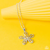 Botanical Ballad - Yellow - Paparazzi Accessories - Necklace - Jewelry with Erin Binford