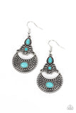 Sahara Samba - Blue - Paparazzi Accessories - Earring - Jewelry with Erin Binford