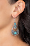 Sahara Samba - Blue - Paparazzi Accessories - Earring - Jewelry with Erin Binford