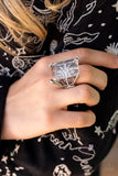 Starry Serenity- White - Paparazzi Accessories - Ring - Jewelry with Erin Binford