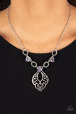 Contemporary Connections - Purple - Paparazzi Accessories - Necklace - Jewelry with Erin Binford