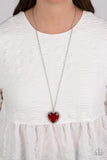 Prismatically Twitterpated - Red - Paparazzi Accessories - Necklace - Jewelry with Erin Binford