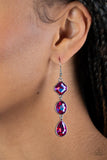 Reflective Rhinestones - Pink - Paparazzi Accessories - Earring - Jewelry with Erin Binford