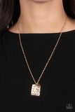 Divine Devotion - Gold - Paparazzi Accessories - Necklace - Jewelry with Erin Binford