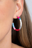 Multicolored Mambo - Pink Multi - Paparazzi Accessories - Earring - Jewelry with Erin Binford