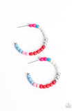 Multicolored Mambo - Pink Multi - Paparazzi Accessories - Earring - Jewelry with Erin Binford