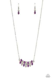Lustrous Laurels - Purple - Paparazzi Accessories - Necklace - Jewelry with Erin Binford