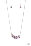 Lustrous Laurels - Purple - Paparazzi Accessories - Necklace - Jewelry with Erin Binford