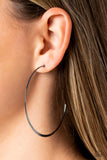 Metal Drama - Black - Paparazzi Accessories - Earring - Jewelry with Erin Binford