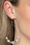 Cats Eye Charisma - White - Paparazzi accessories - Earring - Jewelry with Erin Binford