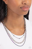Mardi Gras Mayhem - Multi - Paparazzi Accessories - Necklace - Jewelry with Erin Binford