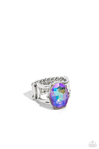 Prismatically Pronged - Multi - Paparazzi Accessories - Ring - Jewelry with Erin Binford