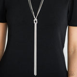 Forget Me KNOT - Silver - Paparazzi Accessories - Necklace - Jewelry with Erin Binford